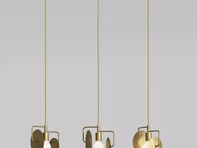 Orbit pendant light 3D model