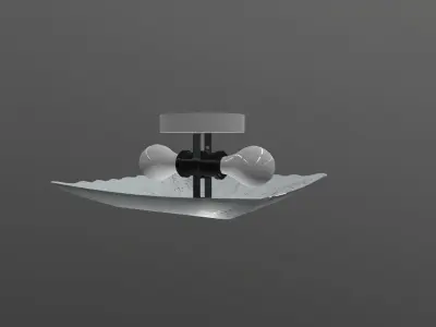 Vintage Light Fixtures Low-poly 3D model