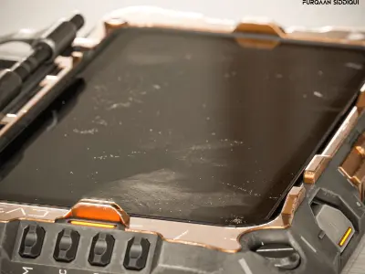 Sci-fi Controller V36 Data Pad PBR Low-poly 3D model