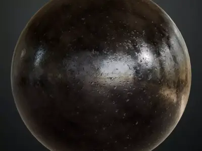 Dark Sci-Fi Armored Square Panels PBR SEAMLESS Texture