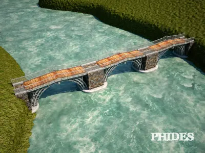 Iron bridge 1 3D model