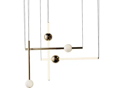 ORION TUBE SUSPENSION By Lee Broom 3D model