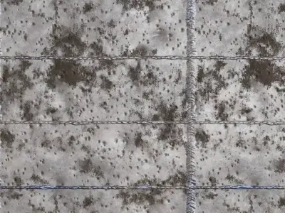 Extreme Rusty Industrial Metal Plate PBR Seamless Texture
