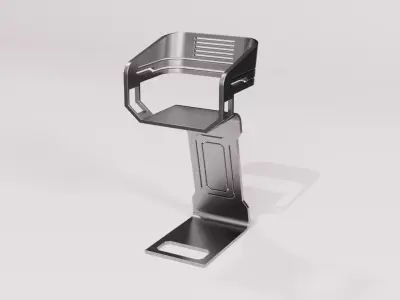 SCI-FI LAB CHAIR 3D model