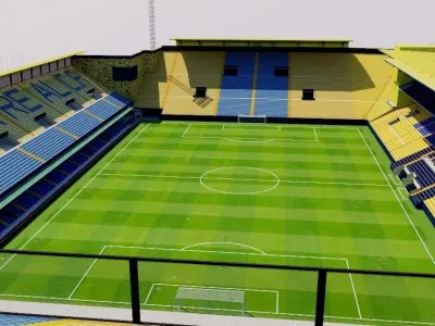 Estadio de la Ceramica - Villarreal Low-poly 3D model