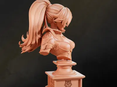 Rogue Bust I XMen 3D print model