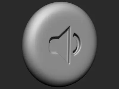 Stylized Game buttons IMM Brushes 13 in one 3D model