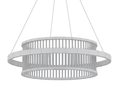 SVANA olympia pendant light - gold 3D model