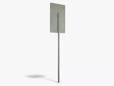 Airport Sign Low-poly 3D model buy