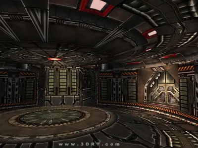 3DRT - Mining Factory  Low-poly 3D model