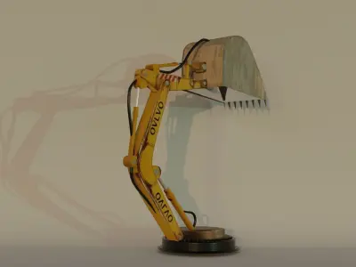  Industrial Revolution Table Lamp 3D model