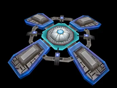 Ground device - laser point 3D model
