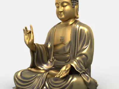 3D Models Buddha Statue 3D model
