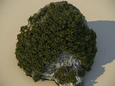 Thailand Rock 4 3D model