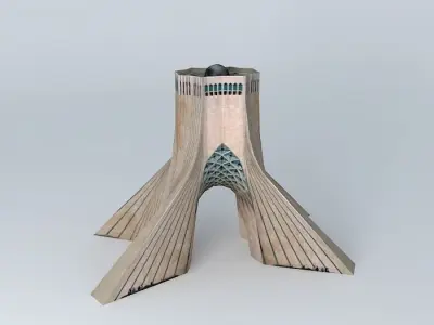 Azadi Tower 3D model