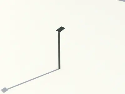 Park lamp 03 3D model