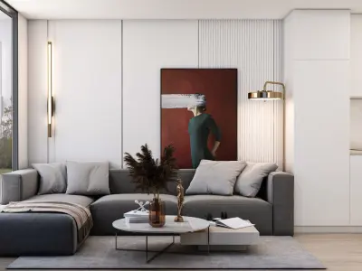 Modern Container House - Tiny House 3D model