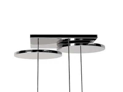 Crystal Bottle-Shaped Pendant Light Free 3D model