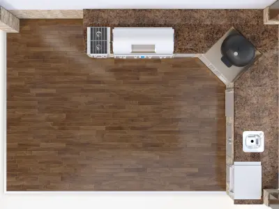 Outdoor kitchen  3D model