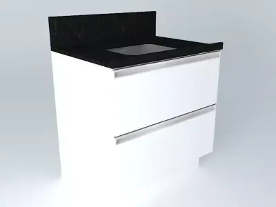 Module kitchen drawer Free 3D model