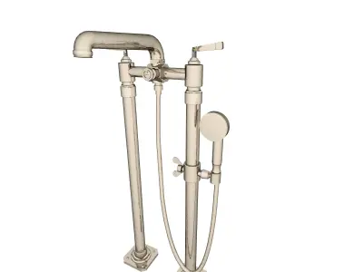 Waterworks RW Atlas Bath Faucet 3D model