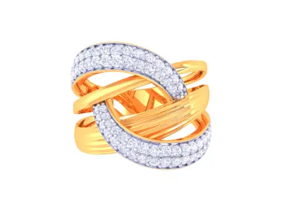 Women Ring MTL 3dm STL OBJ FBX Details 3D print model 20