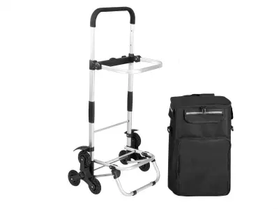 Shopping Trolley on 6 Wheels 3D model