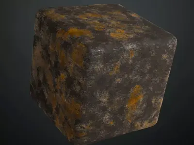 Rusted Metal Walkway PBR Seamless Texture