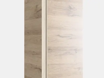 VOXTORP 2-p door f corner base cabinet set 2 Low-poly 3D model