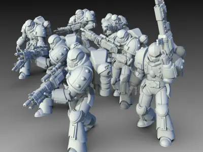 Planetary Raiders 3D print model