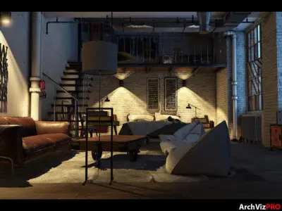 ArchVizPRO Interior Vol 2 Low-poly 3D model