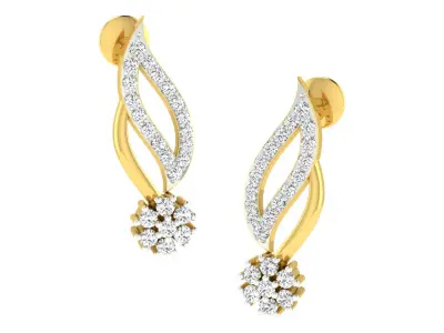 Diamond locket set for Women 3D print model purchase