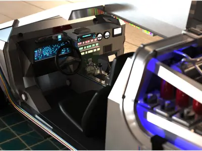 Cybertruck Time Machine 3D print model