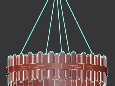 Gold Finish Halo 3D model