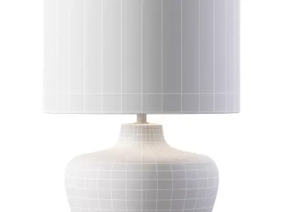 Clayton Table Lamp Low-poly 3D model