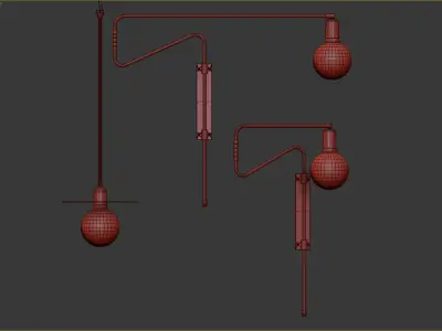 House Doctor Lamps 3D model