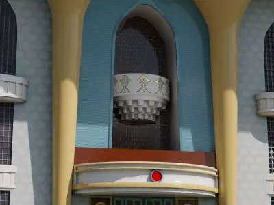 3D Model of AL Alam Palalce 3D model