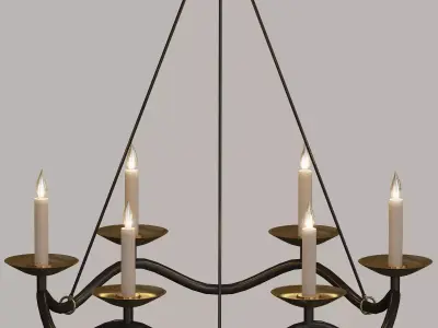 Choros Chandelier 3D model