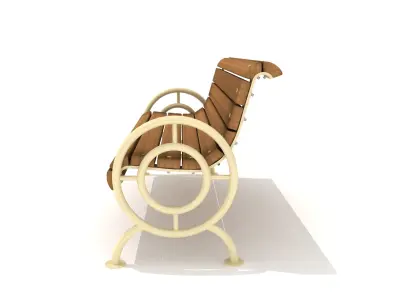  Exterior Bench 08 3D model