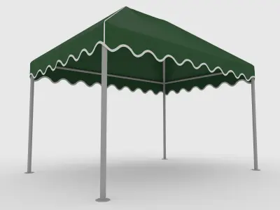 Gazebo Tent 10 250 cm X 350 cm 3D model