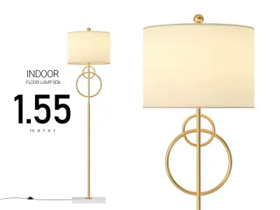 Modern Elegant Floor Lamp 3D model