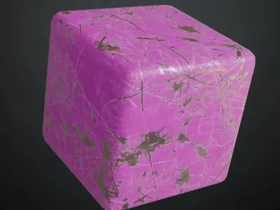 Painted Metal Surface PBR Seamless Texture