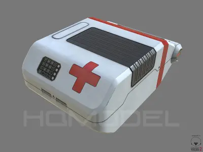 Doctor Case PBR Sci-Fi Low-poly 3D model