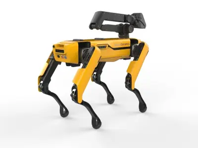 Boston Dynamics Spot Handle Yellow 3D model