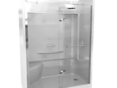 Maax Reveal 71 Pivot Shower Door cabin box 3D model