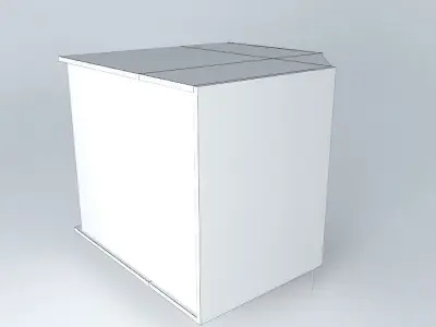 BC0D0D cube with light on top Free 3D model
