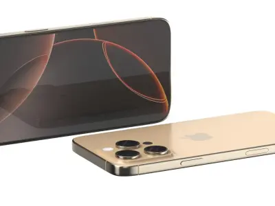 Apple iphone 16 pro desert 3D model