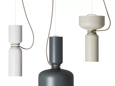 Spotlight volumes series pendant light 3D model