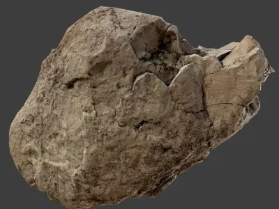 Page Stone Low-poly 3D model