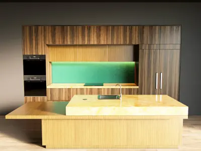 1-Kitchen1 texture 1 3D model